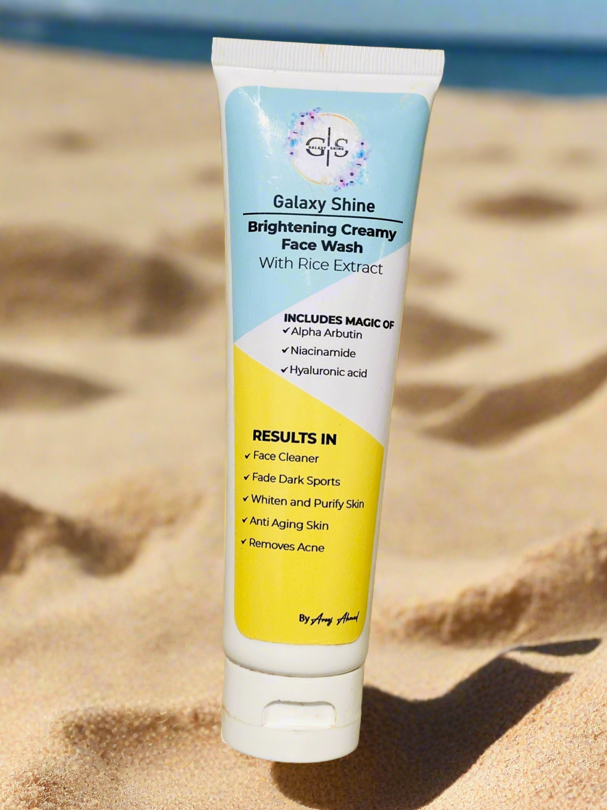 Brightening Creamy Facewash with Rice Extract