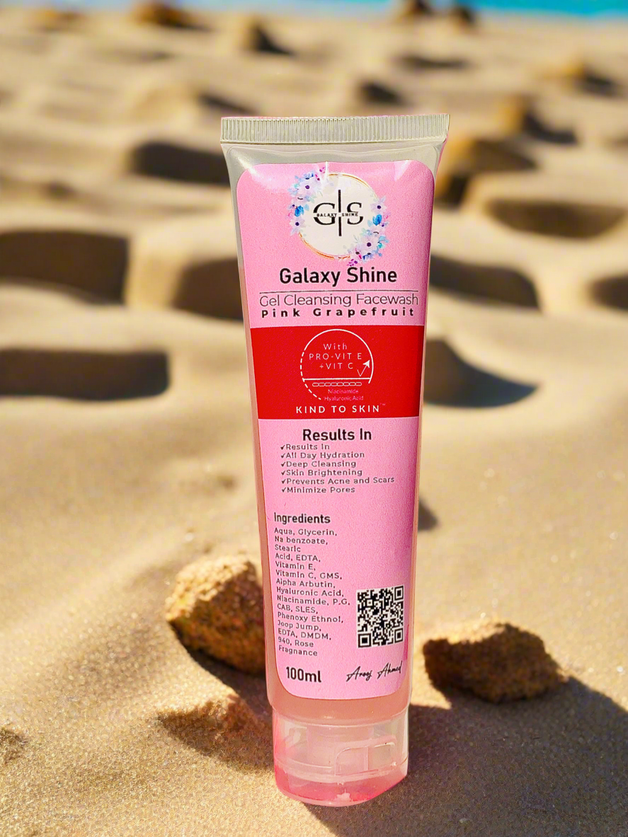 Gel Cleansing Facewash with Pink Grapefruit