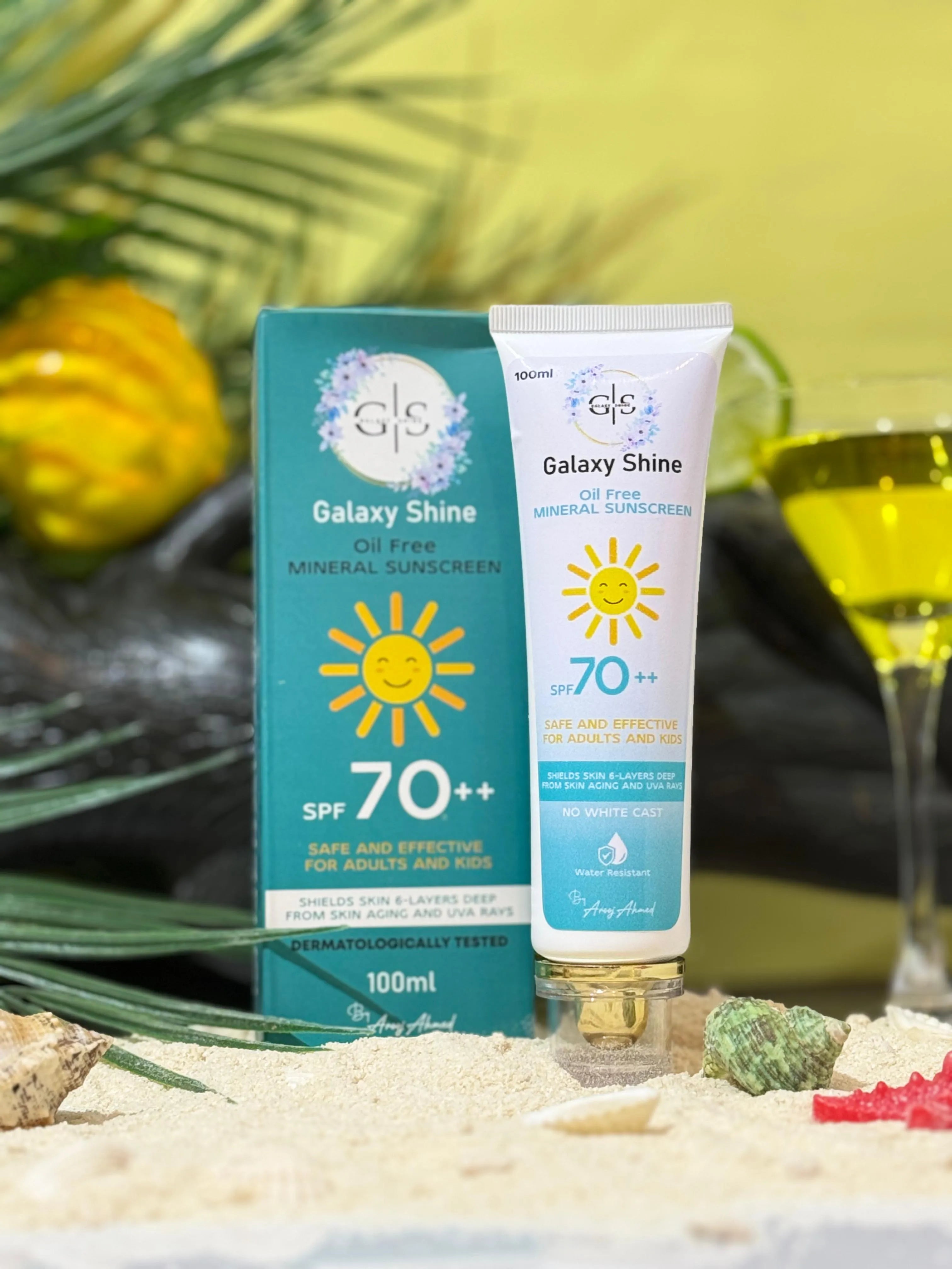 Oil-Free Mineral Sunscreen with SPF 70++