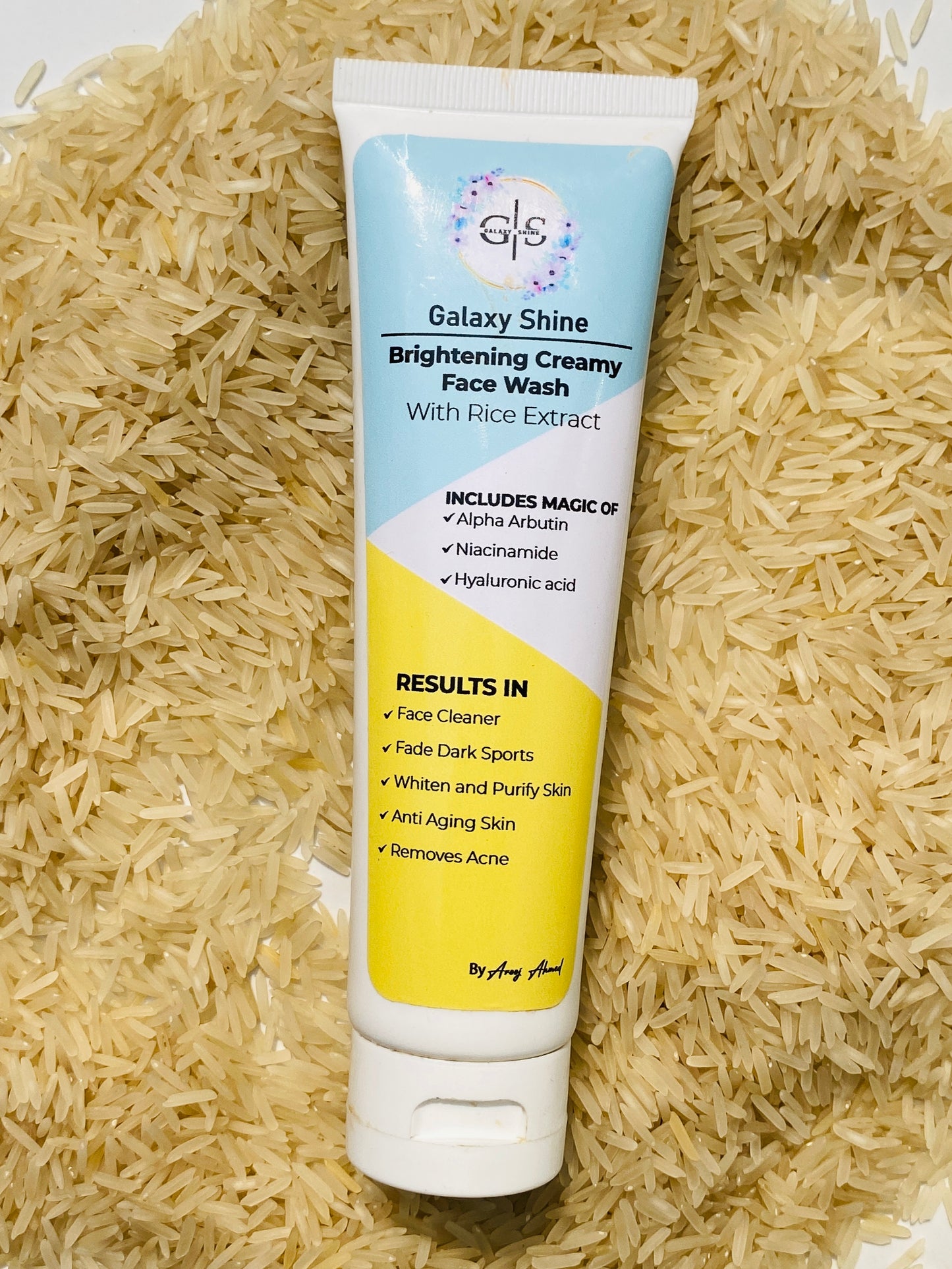 Brightening Creamy Facewash with Rice Extract