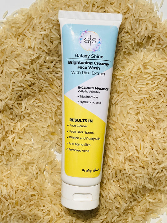 Brightening Creamy Facewash with Rice Extract