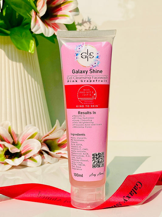 Gel Cleansing Facewash with Pink Grapefruit